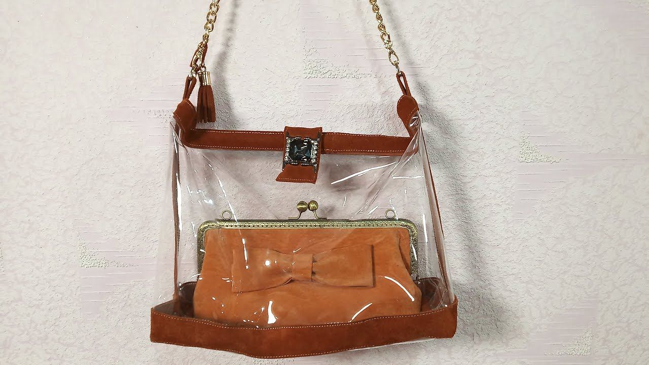 Шьем стильную прозрачную сумочку смотреть онлайн