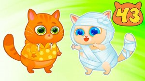 Суровый КОТИК БУБУ №43. У кошечки перелом. Мультик ИГРА про котят на канале Хвостик ТВ