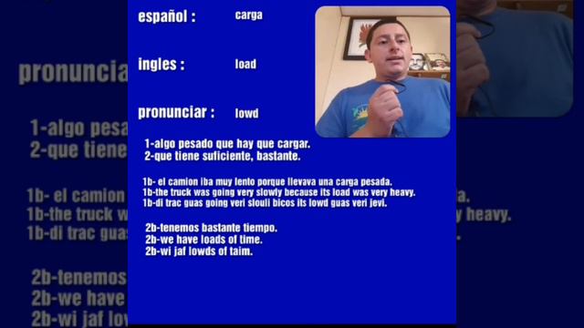 CARGA en ingles | LOAD in spanish смотреть онлайн