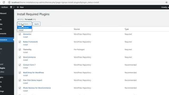 GoStore - Install The Theme and Import Demo Content смотреть онлайн