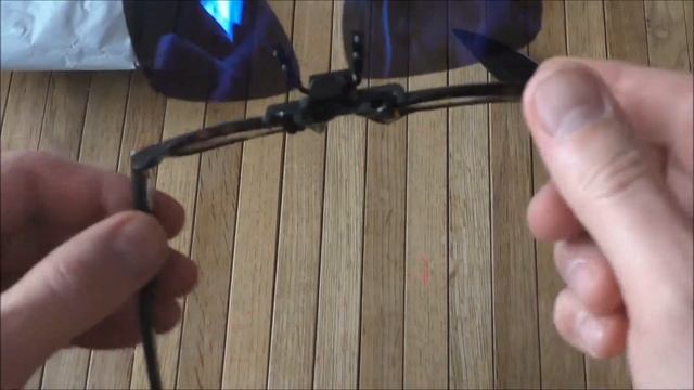 Посылка с Aliexpress.Съемная солнцезащитная накладка на очки.