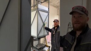 Монтаж камина с трехсторонней топкой Астов П3С. Детали каркаса