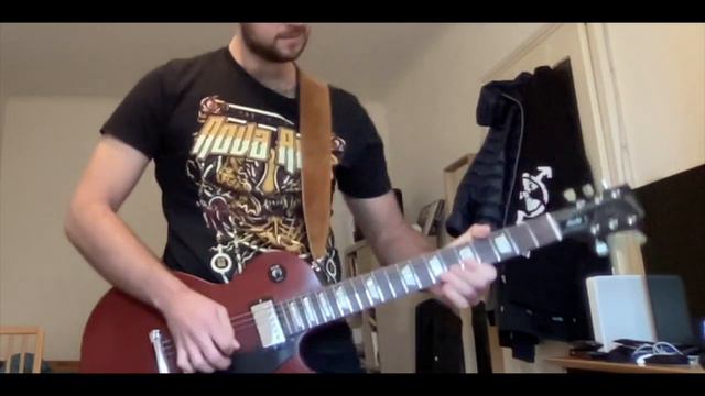 Maneskin - "I wanna be your slave" guitar cover смотреть онлайн