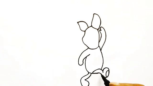 Как нарисовать пятачок с шариком /How to draw a patch with a ball /Cara menggambar tempat. смотреть онлайн