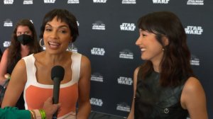 Rosario Dawson Natasha Liu Bordizzo Interview at 2022 Star Wars Celebration