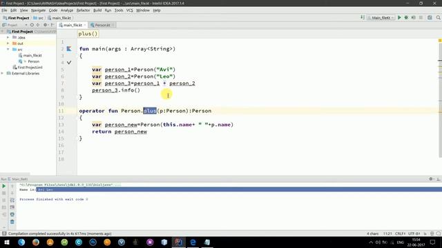Kotlin Tutorial 8 : Infix,operator Overloading,abstract Classes смотреть онлайн