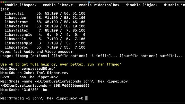 Convert & compress videos with FFMPEG смотреть онлайн