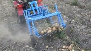 Самодельная копалка к мини трактору мтз 132 сентябрь 2015