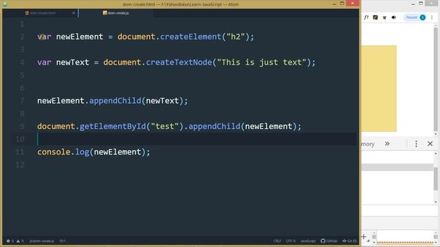 JavaScript appendChild & insertBefore Tutorial in Hindi / Urdu смотреть онлайн