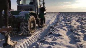 Зимняя пахота часть 2 , Т-150.mp4