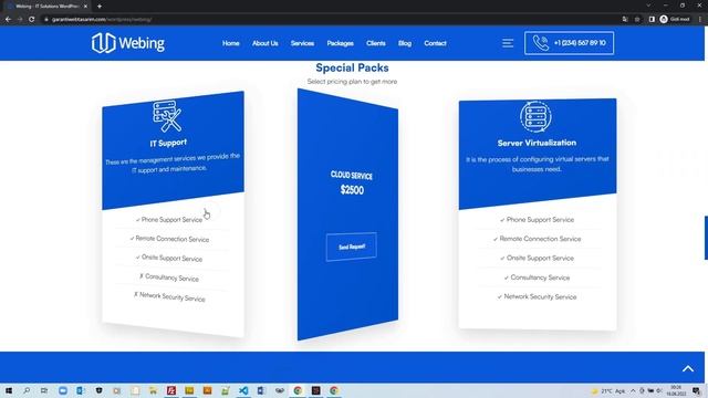 Webing - IT Solutions & Business Service WordPress Theme смотреть онлайн