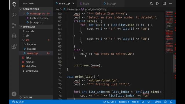 C++ Tutorial for Beginners #5: Classes & Objects with Visual Studio Code | (Program on Linux) смотреть онлайн