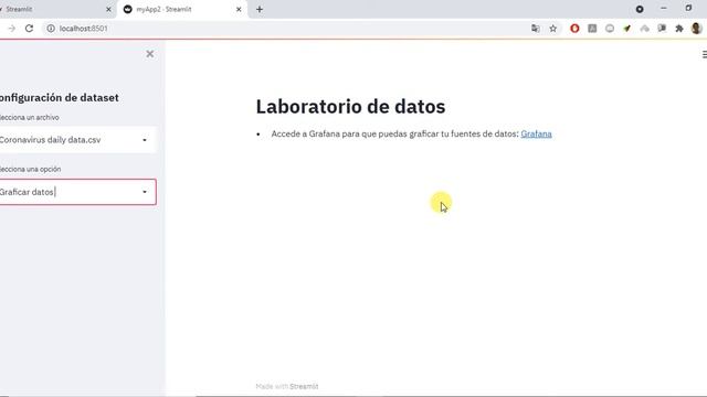 Demo de Stack de Data Science | Docker + Python + Streamlit + Grafana смотреть онлайн