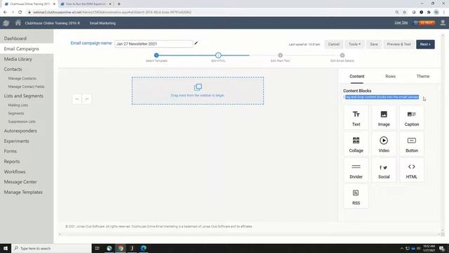 Email Marketing Webinar with Drag and Drop Editor смотреть онлайн
