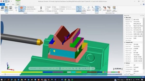 3 + 2 Programming  || Mastercam Multiaxis Programming || Index Milling || Positional Programming