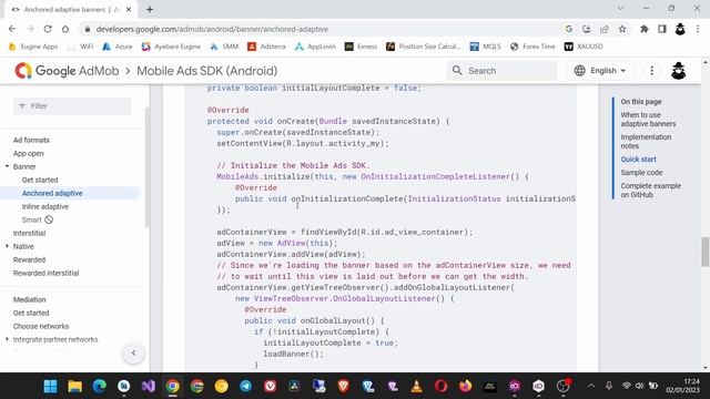 How to implement Google Admob adaptive banner ads in your android app смотреть онлайн