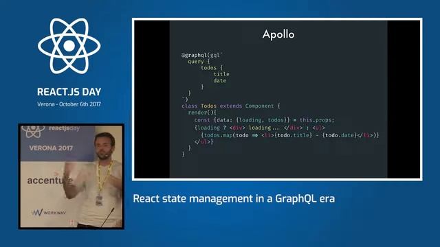 Kristijan Ristovski - React state management in a GraphQL era - ReactJS Day 2017 смотреть онлайн