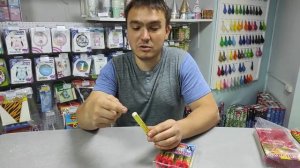 Фонтаны фейерверки в торт, свечи в торт - высота 10 см, работает 30 сек, 12шт/уп, арт FT10