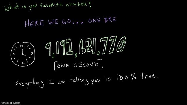 My Favorite Number: 9,192,631,770 смотреть онлайн