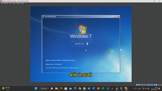 TUTORIAL - Cara Install Windows 7 di VirtualBox (ga pake ribet) смотреть онлайн