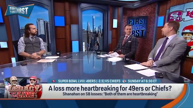 49ers reflect on Super Bowl losses, Crosby talks Chiefs, who wins SB MVP? | NFL | FIRST THINGS FIRS смотреть онлайн