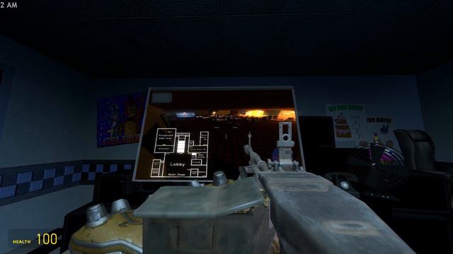 Doom Slayer works the Night Shift Garrys Mod FNAF video смотреть онлайн