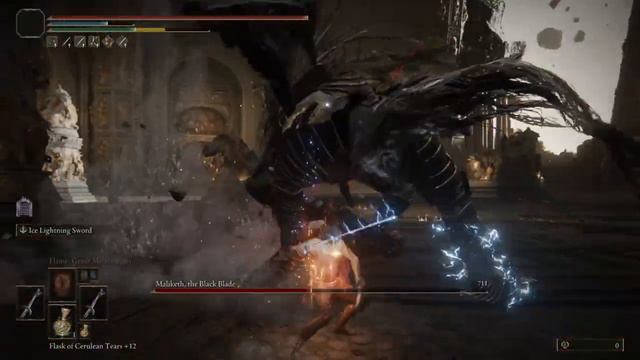 Maliketh The Black Blade NG+9 No Damage DragonScale Blades смотреть онлайн