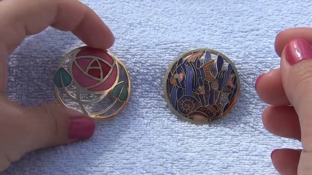 Обзор винтажных брошей клуазоне смотреть онлайн