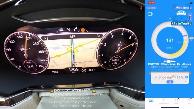 Bentley Continental GT V8 0-280KM/H ACCELERATION & SOUND by AutoTopNL смотреть онлайн