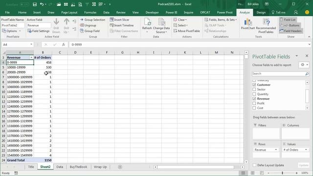 Excel Data Stratification: Grouping Pivot Table into Buckets in Excel - Episode 2101 смотреть онлайн