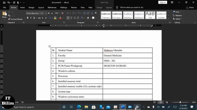 Laboratory work 1 on ICT. How to get information about your PC смотреть онлайн