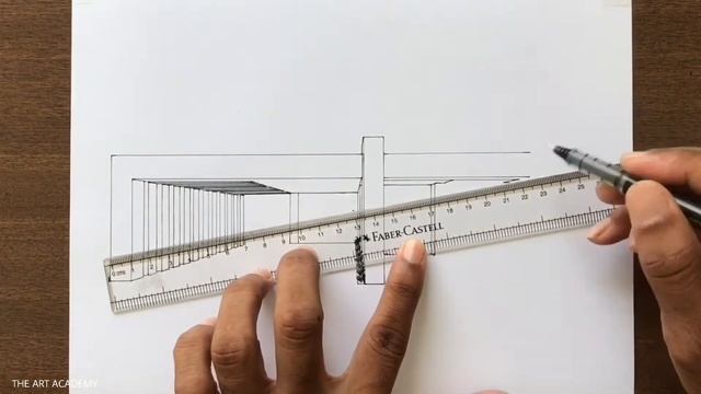 How to Draw a House in 1 Point Perspective смотреть онлайн