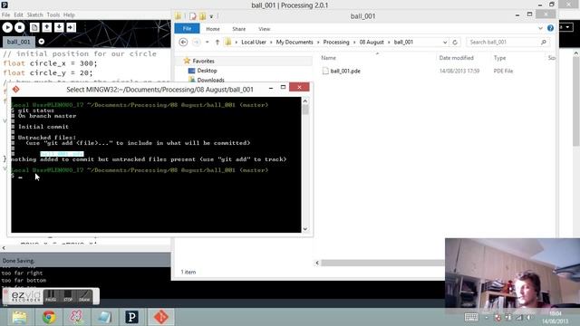 how to put your sketch into local git repo смотреть онлайн