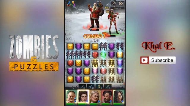 Zombies & Puzzles - Merry Christmas ! (Seasonal Event Walkthrough) смотреть онлайн