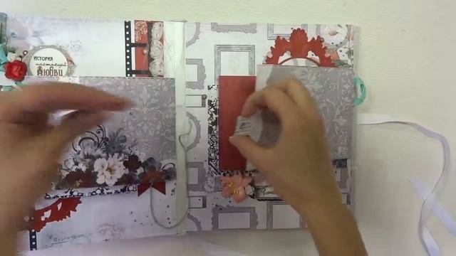 Скрапбукинг. Альбом "Наша свадьба" смотреть онлайн