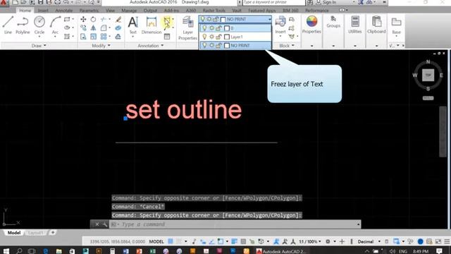 Autocad Tutorial - from Text to Outline using WMFOUT & WMFIN смотреть онлайн