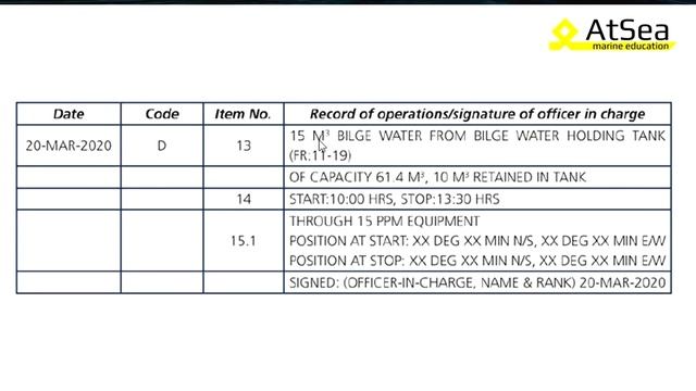 Особенности заполнения Oil Record Book, VPS Forms and Engine Room Log Book смотреть онлайн