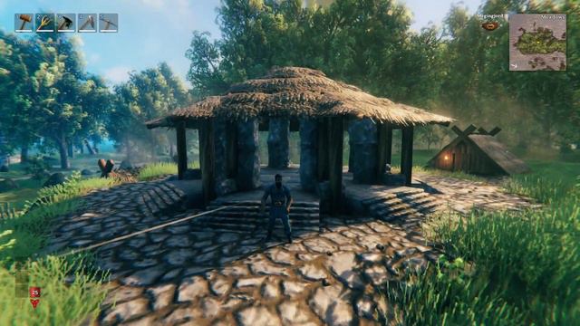 Valheim: Small Storage/Portal Hub Design | Build Tutorial | Ep 46 смотреть онлайн