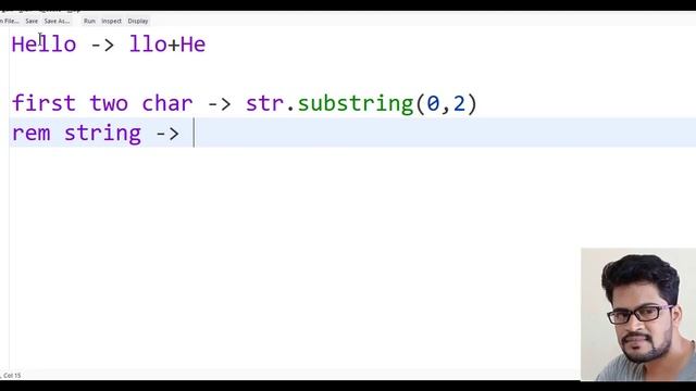 11 Codingbat | String 1 | left2 | Java coding practice | UiBrains | by Naveen Saggam смотреть онлайн