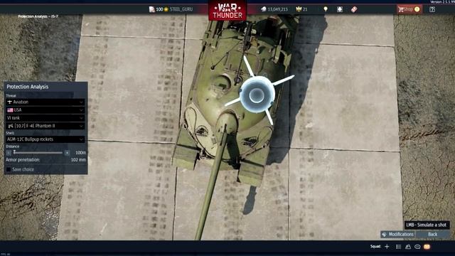 Air-to-Ground Missile VS STALIN'S MONSTER IS7 (War Thunder Logic) смотреть онлайн