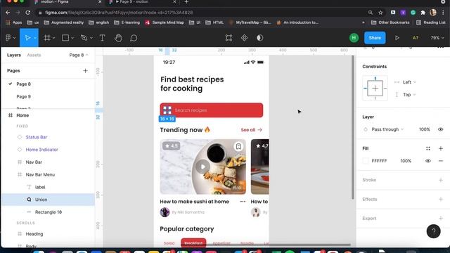 Motion 4: Transformation - Tạo Chuyển động trong Prototype bằng Figma | I Learn UX смотреть онлайн