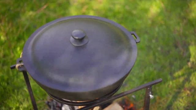 Подставки для чугунного казана GardenGrill ➔ Как поставить казан на мангал смотреть онлайн