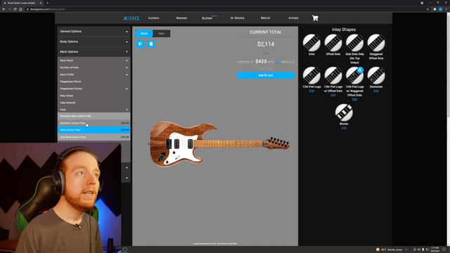 Building My Dream Kiesel Guitar! смотреть онлайн