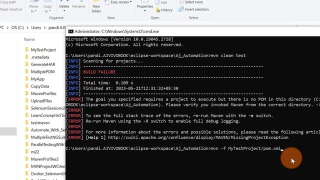 How to Run Maven Project from another directory using command prompt #maven #maventutorial смотреть онлайн