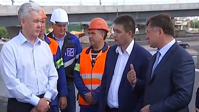 Открытие новой эстакады на Мичуринской развязке смотреть онлайн