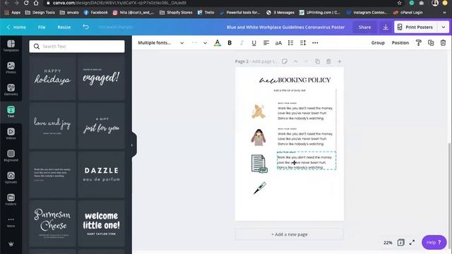 Creating post quarantine booking policy graphics with Canva and Crello. смотреть онлайн
