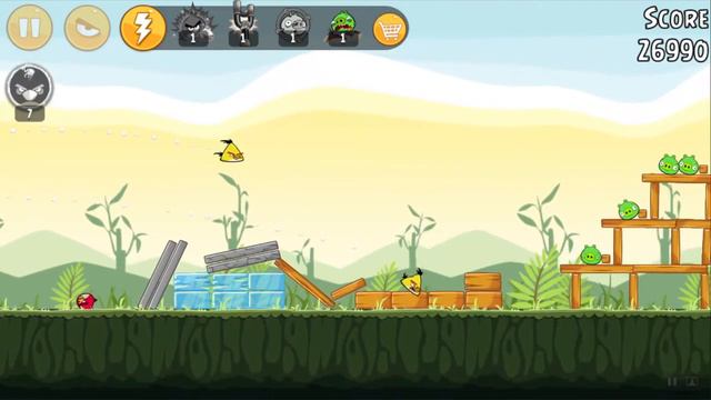Angry Birds Classic - Poached Eggs Episode - Level 2-1 Walk through with out any booster смотреть онлайн