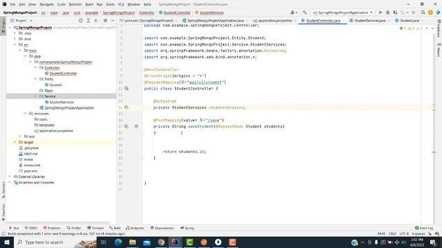 Spring boot with MongoDB Crud Application смотреть онлайн