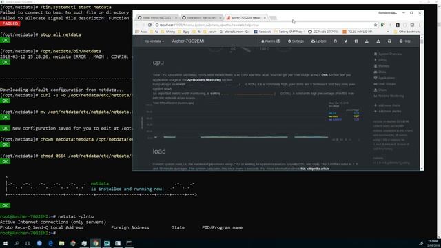 [EXPERIMENTAL WSL] Install NETDATA in WINDOWS 10 смотреть онлайн