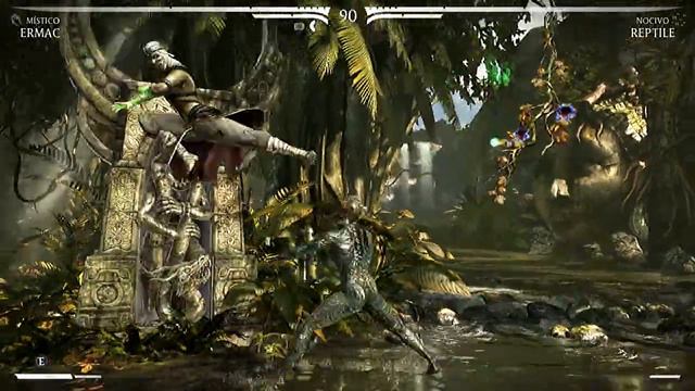 Mortal Kombat X - Ermac (Pharaon) VS. Reptile (Kraken) смотреть онлайн